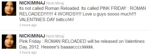 nicki-album-tweet