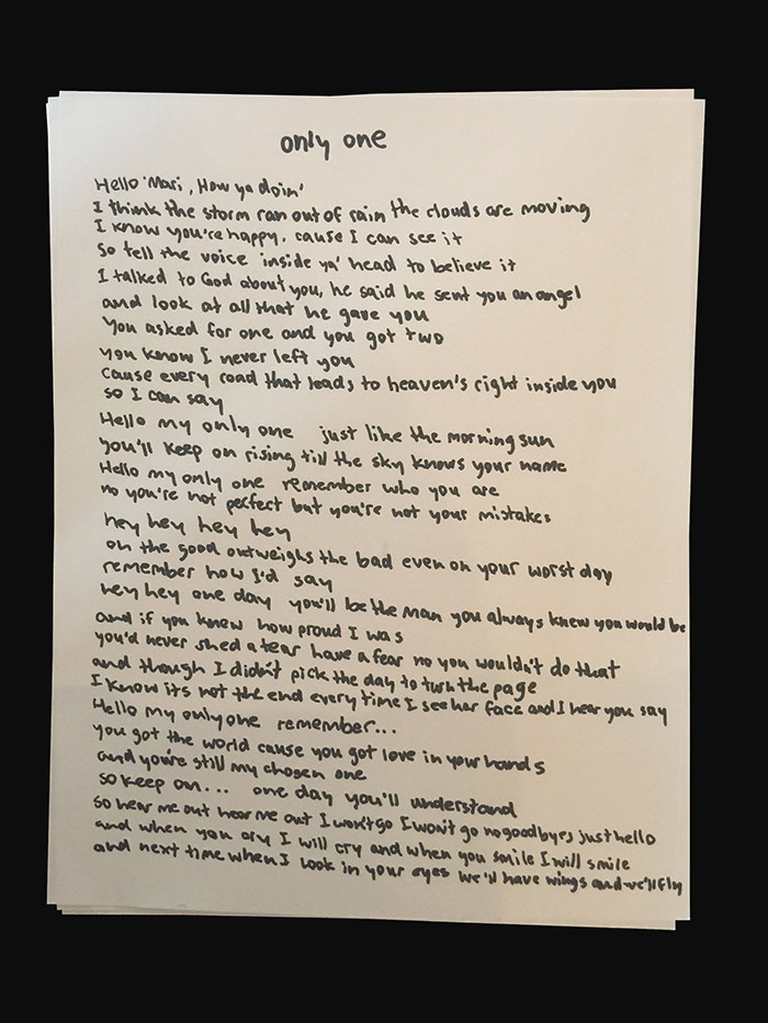 only-one-lyrics